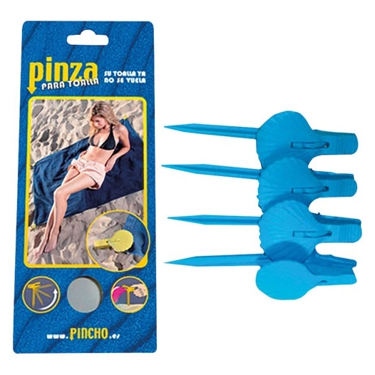 pince serviette de plage lot de 4 pièces - imagin