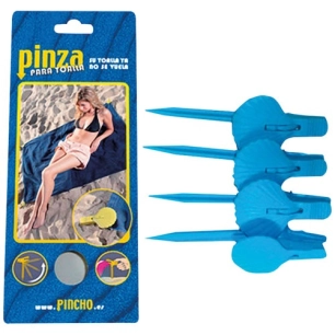pince serviette de plage lot de 4 pièces - imagin