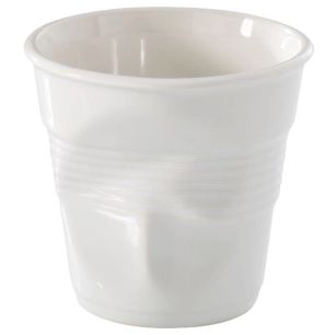 6 gobelet 8 cl blanc - froissé - revol