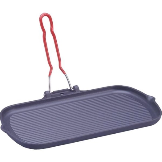 grill rectangulaire 37 x 22 cm en fonte - invicta