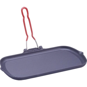 grill rectangulaire 37 x 22 cm en fonte - invicta