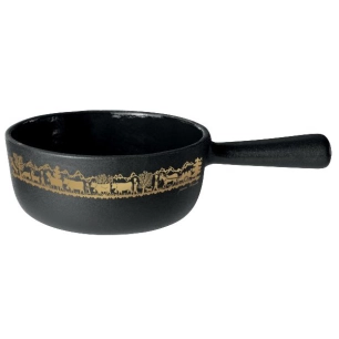 caquelon à fondue classic 18 cm - alpage - stockli