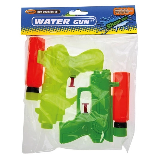pistolet à eau agent secret 15cm lot de 2 - imagin