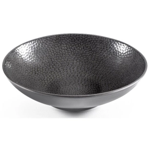 6 assiette à salade et à pâtes 19 cm grise - stone - medard de noblat