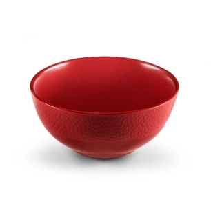 bol à déjeuner 60 cl rouge- stone - medard de noblat