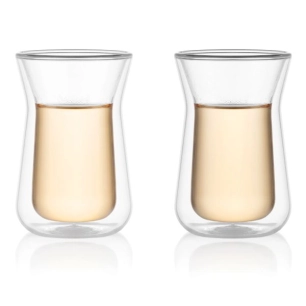 lot 2 verres double paroi 10 cl - mélior - bodum