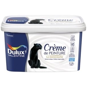 valentine crème de peinture mat 2.5l - dulux valentine