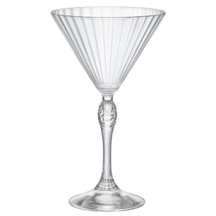 lot 6 verres à martini 25 cl - america's 20 - bormioli