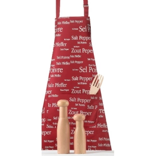 tablier - sel & poivre rouge - winkler