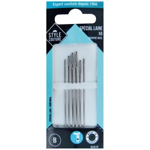 aiguille à repriser la laine x6 - style couture