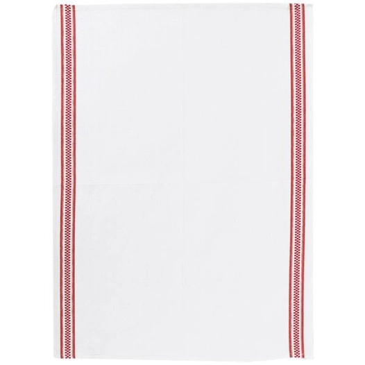 torchon 50 x 70 cm rouge - damier - winkler