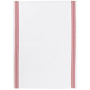 torchon 50 x 70 cm rouge - damier - winkler