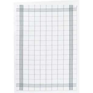 torchon à carreaux 50 x 70 cm gris - classic carreaux - winkler