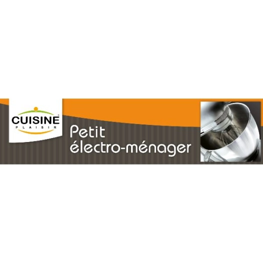header 100 x 25 cm - petit electroménager - cuisine plaisir