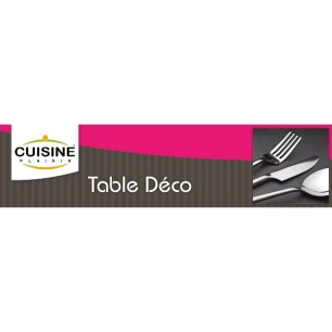 header 100 x 25 cm - table déco - cuisine plaisir