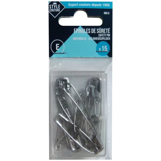 épingles sûreté à ressort x15 - style couture