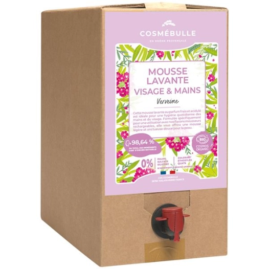 mousse lavante verveine 10kg - cosmebulle