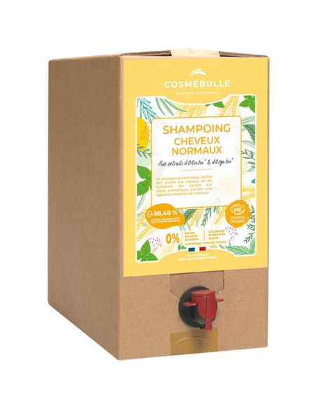 Shampoing Cheveux Normaux 10kg Shampoing professionnel grand format pour cheveux normaux - COSMEBULLE