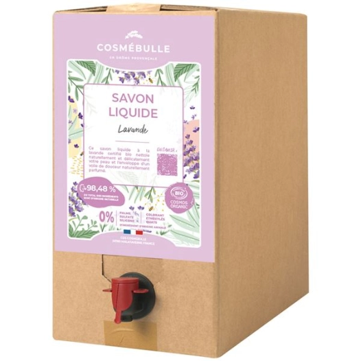 savon liquide à la lavande 10kg - cosmebulle