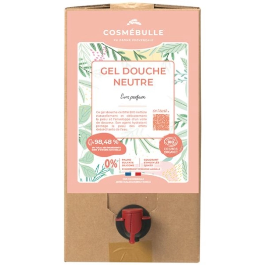 gel douche neutre 10kg - cosmebulle