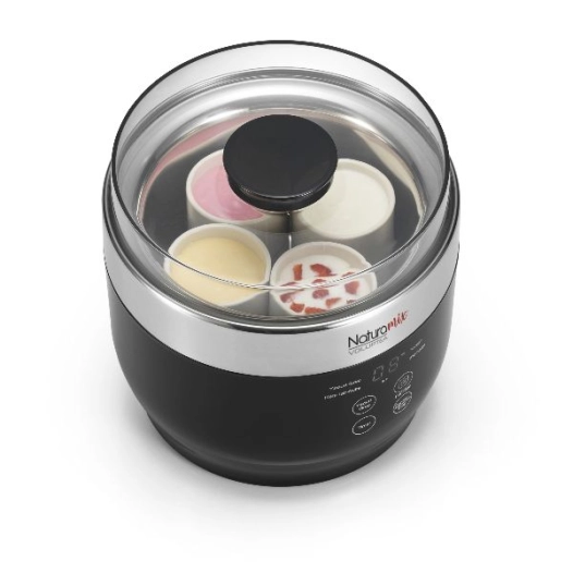 yaourtière & fromagère 4 pots - voluptea - naturamix