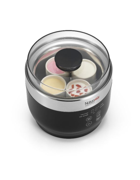 yaourtière & fromagère 4 pots - voluptea - naturamix