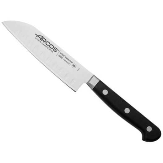 couteau santoku alvéolé 14 cm - opera - arcos