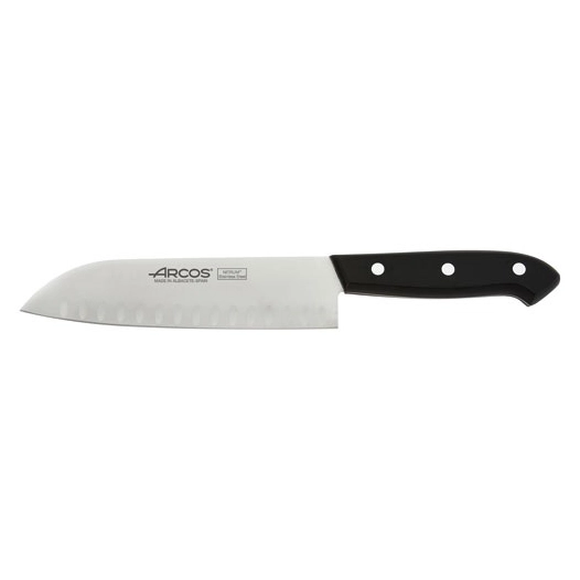 couteau santoku alvéolé 17 cm - bolonia - arcos