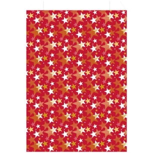 sachet cadeau étoile 186x35cm - les couleurs de l'emballage
