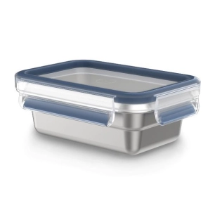 boîte rectangulaire 0.5 l - clip & close inox - emsa