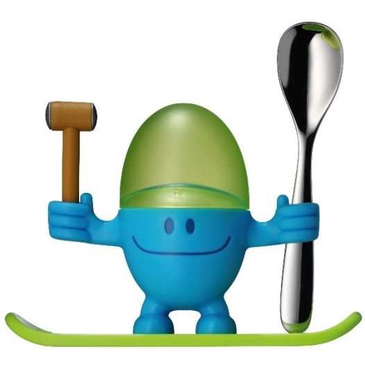 set coquetier vert & bleu - mc egg - wmf