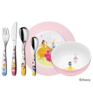 set vaisselle enfant 6 pièces - princesses disney - wmf
