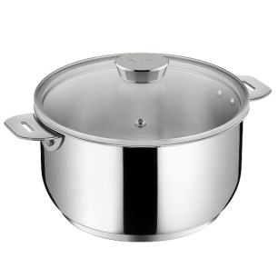casserole 20 cm inox + couvercle - salvaspazio+ - lagostina