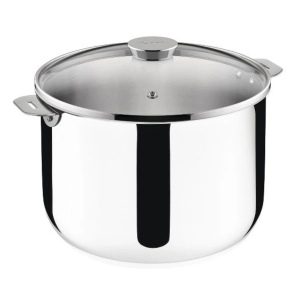 marmite inox 24 cm + couvercle - salvaspazio+ - lagostina