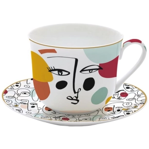 coffret tasse déjeuner 40 cl - modernism - easy life