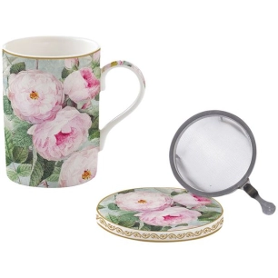 coffret tisanière 35 cl - roses in bloom - easy life