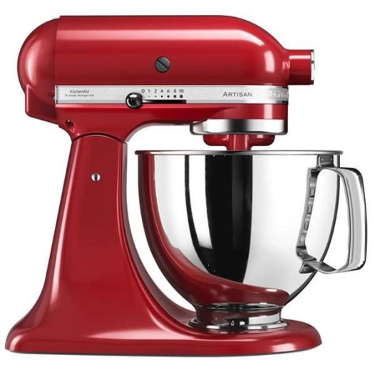 robot pâtissier rouge - artisan - 5ksm125eer - kitchenaid