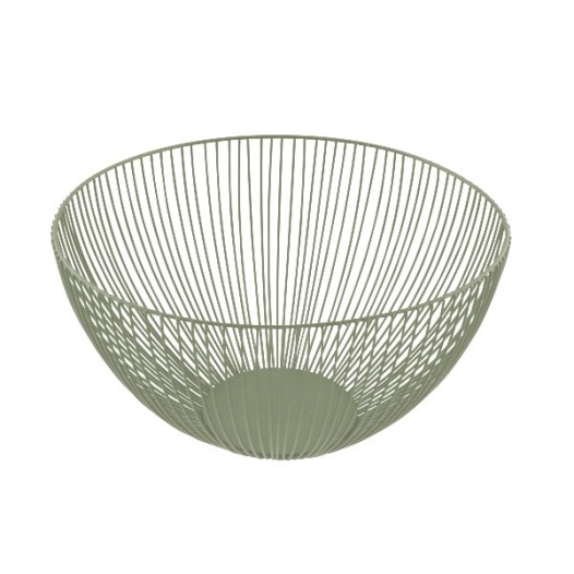 corbeille à fruits 25 cm vert sauge - wire - point virgule