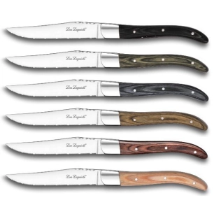 coffret de 6 couteaux à steak louis - lou laguiole® - amefa