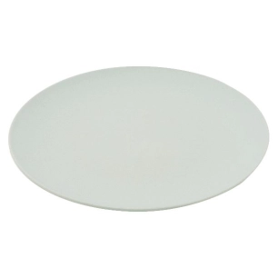 6 assiette plate 25.5 cm verte - plant fiber - point virgule