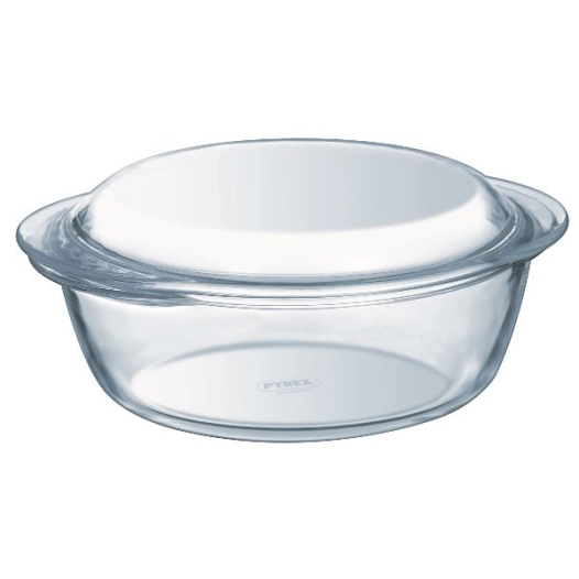 cocotte en verre ronde 1 l - essentials 4 en 1 - pyrex