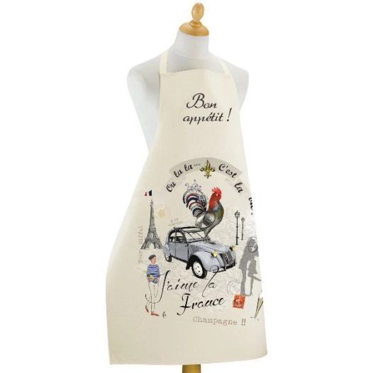 tablier - france panorama - torchons & bouchons - winkler