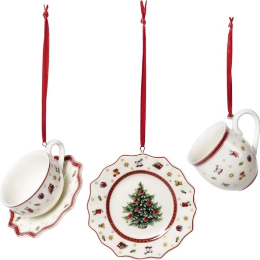toy's delight royal cl*set 3p vaisselle a pendre 6cm - villeroy et boch