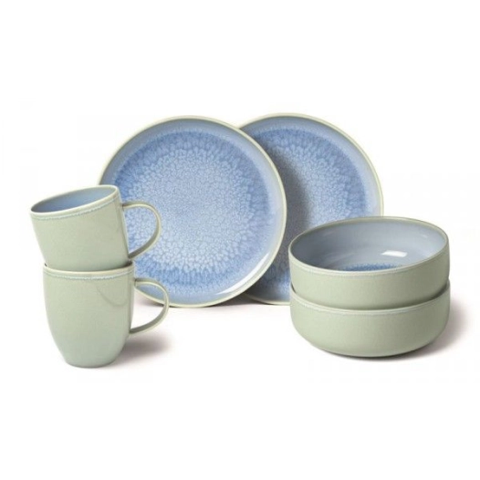 set petit déjeuner 6 pièces - crafted blueberry - villeroy et boch