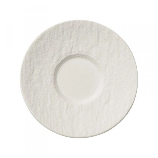 manufact.rock blanc*sous-tasse moka 12cm*n - villeroy et boch