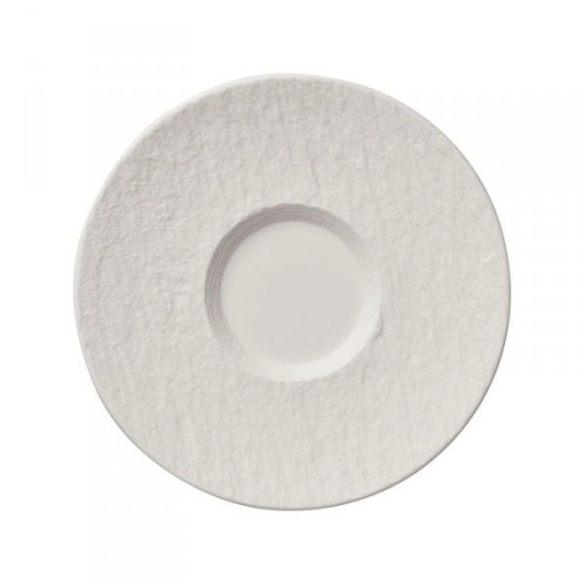 manufact.rock blanc*sous-tasse a cafe au lait 17cm*n - villeroy et boch