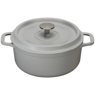 cocotte en fonte ronde 28 cm mistral - invicta