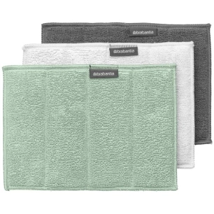 éponges microfibre 16x22cm lot de 3 assorties - brabantia