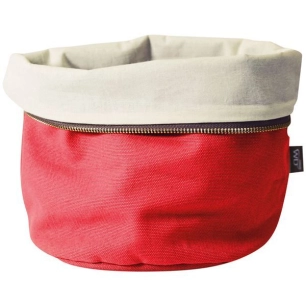 corbeille à pain rouge avec coussin chauffant - wd lifestyle