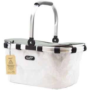 panier pique-nique isotherme 20 l blanc - wd lifestyle